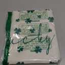 Artoid Mode Beige Lucky Shamrock St. Patrick's Day Table Runner, Seasonal Spring Holiday Kitchen Dining Table Decoration for Indoor Outdoor Home Party Decor 13 x 72 Inch