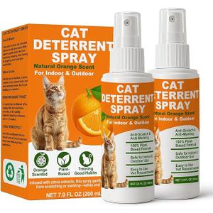 Cat Deterrent Spray Natural Orange Scent For Outdoor And Indoor