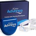 ZQuiet, Advance, Custom Anti-Snoring Mouthpiece, Adjustable Mouthguard with 4 Jaw Advancement Sizes, Slim & Low-Profile, Clear