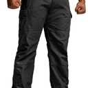 CQR Men's Tactical Pants, Water Resistant Ripstop Cargo Pants, Lightweight EDC Work Hiking Pants, Outdoor Apparel, Size 38W x 32L