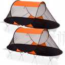 2 Pack Pop up Mosquito Tent for Camping 1 Person, 86.61 x 41.34 x 35.43"