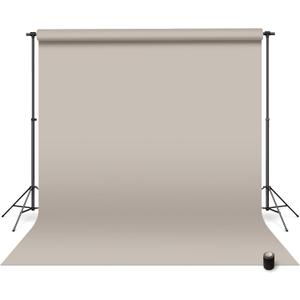 Denny Mfg - Seamless Paper Backdrop for Photoshoot with Free Gaffer Tape  Ash Gray Photography Paper Roll Background with Matte Finish for Studio, Video & Content Creation  (53 in x 36 ft)