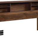 Sauder River Ranch Full/Queen Bookcase Headboard, in Grand Walnut Finish