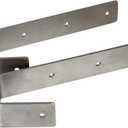 Bunk Bed Ladder Hooks, Hook Hardware Heavy Duty Hook Brackets for Bed Decoration Tool, Inside Width 1.6-2.3 x Length 6.3, Pack of 2