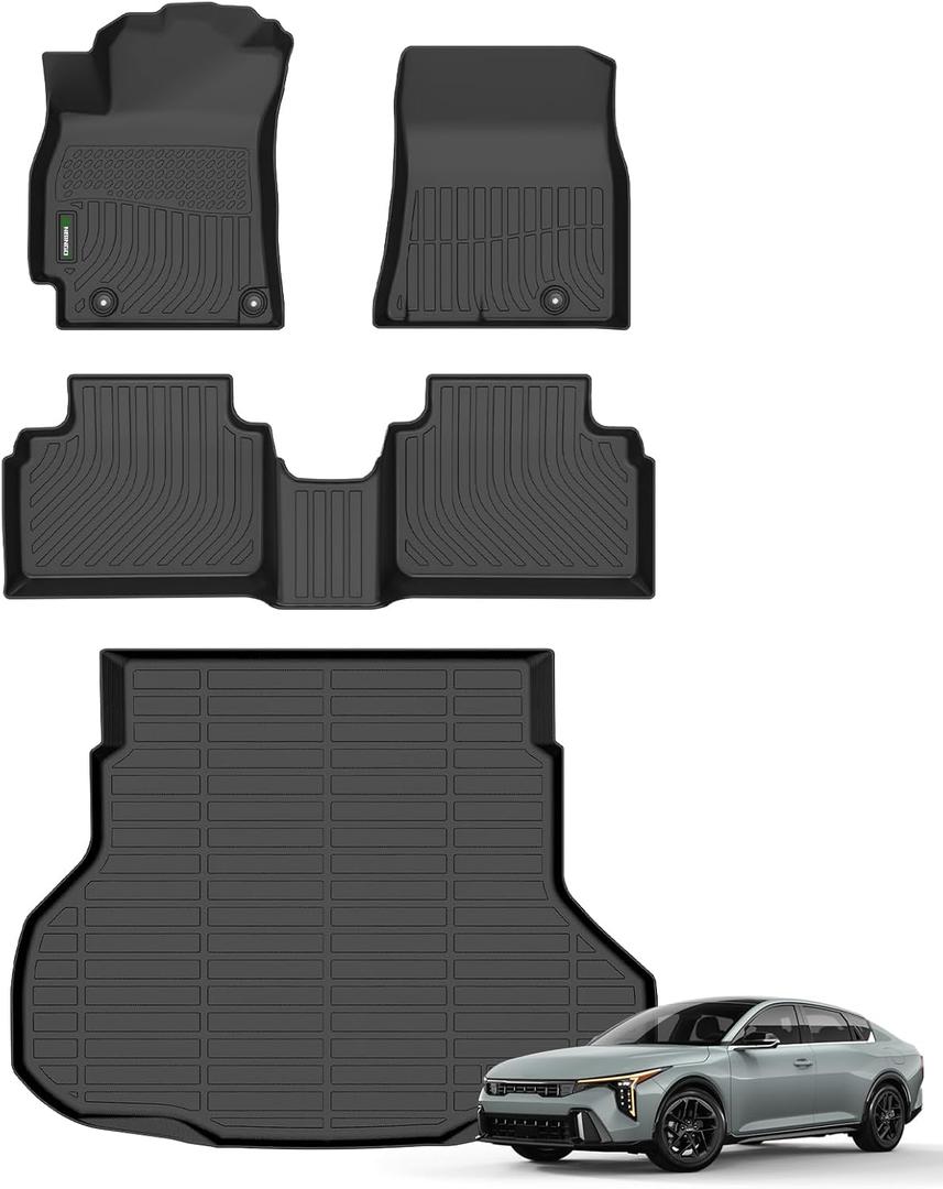 ANBINGO-for Kia K4 Floor Mats 2025 LX LXS EX GT-Line/GT-Line Turbo,Car Mats for Kia K4 All Weather Floor Mats Cargo Floor Liner Accessories 2025