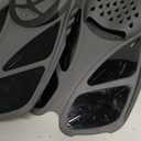 Greatever Snorkel Fins Adjustable Buckles Open Heel Swim Flippers Travel Size Short Swim Fins for Snorkeling Diving Swimming Adult Men Womens (Black)