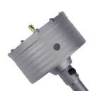115mm / 4.5 inch Concrete Hole Saw with 220mm SDS Plus Shank Connecting Rod, Tungsten Carbide Teeth (7.7mm x 4mm) Cement Hole Saw for Concrete Cement Brick Wall Stone 115mm (4.5 inch)