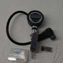 Digital Bicycle Tire Inflator Gauge with Auto-Select Valve Type - Presta and Schrader Air Compressor Tool