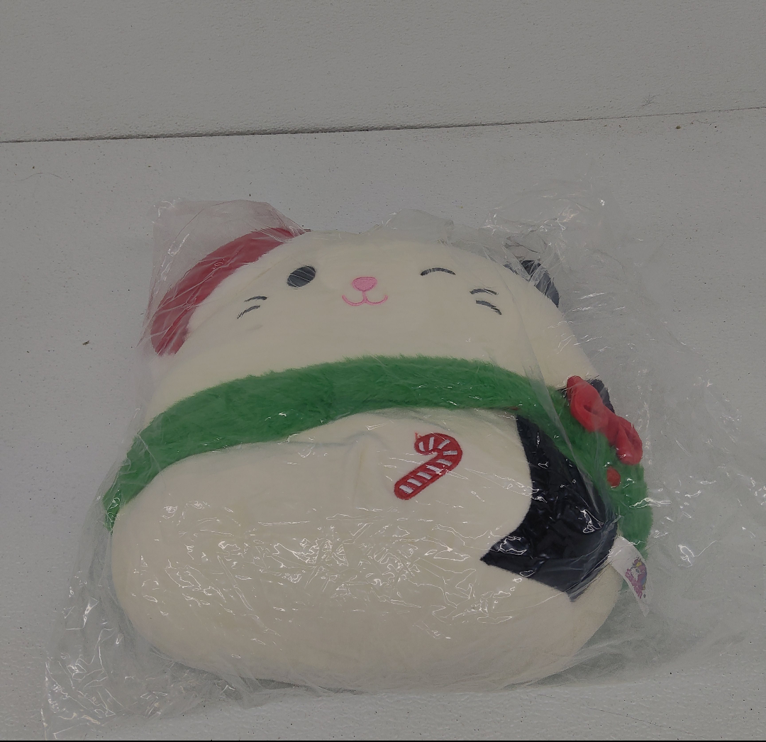 Easfan 14’’ Christmas Kitty Plush Pillow