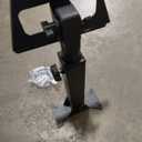 Heavy-Duty Black Metal Articulating Arm Mounting Bracket with Universal Joint and Hardware Kit