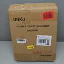 UNKU Cube Storage Organizer, 6 Cube Closet Organizer Storage Shelves, DIY Stackable Bookcase, Clothes Organizer Shelf for Closet, Bedroom, Living Room, Cabinet, Home, Office, Translucent (Clear)