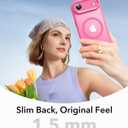 ESR for iPhone Air Case, Camera Control Cover, Compatible with MagSafe, Shockproof Military-Grade Protection, Magnetic Phone Case for iPhone Air, Classic Hybrid Case, Frosted Pink