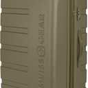 SWISSGEAR Signature Hardside Expandable Checked Large Spinner Luggage, ABS Construction, TSA-Friendly Lock, Olive Branch, 27-Inch