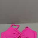 Women Underwire Bikini Swim Top - Push Up Knot Front Swimsuit Top 2025 Bathing Suit Bra (Medium, Hot Pink)