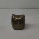 HD Designs Aluminum Owl Gold 3.6 Inches Home Decor Desk Table Shelf Figure