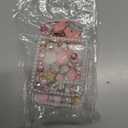 for Samsung Galaxy Z Flip 5 Glitter Bling Case,Cute Luxury 3D Crystal Rhinestone Diamond Flowers Sparkle Stunning Stones Pearl with Wrist Strap Women Girls Case for Galaxy Z Flip 5 5G (Pink)