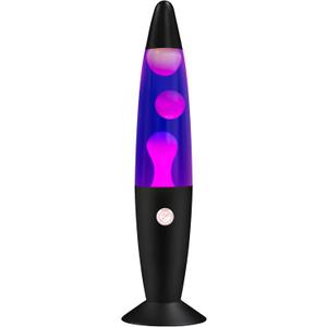 Purple Liquid Motion Lamp for Adults and Kids Magma Motion Lamps with White Wax Flows for Home Christmas Thanksgiving Day Decoration Cool Nightlight Lamp with Black Base