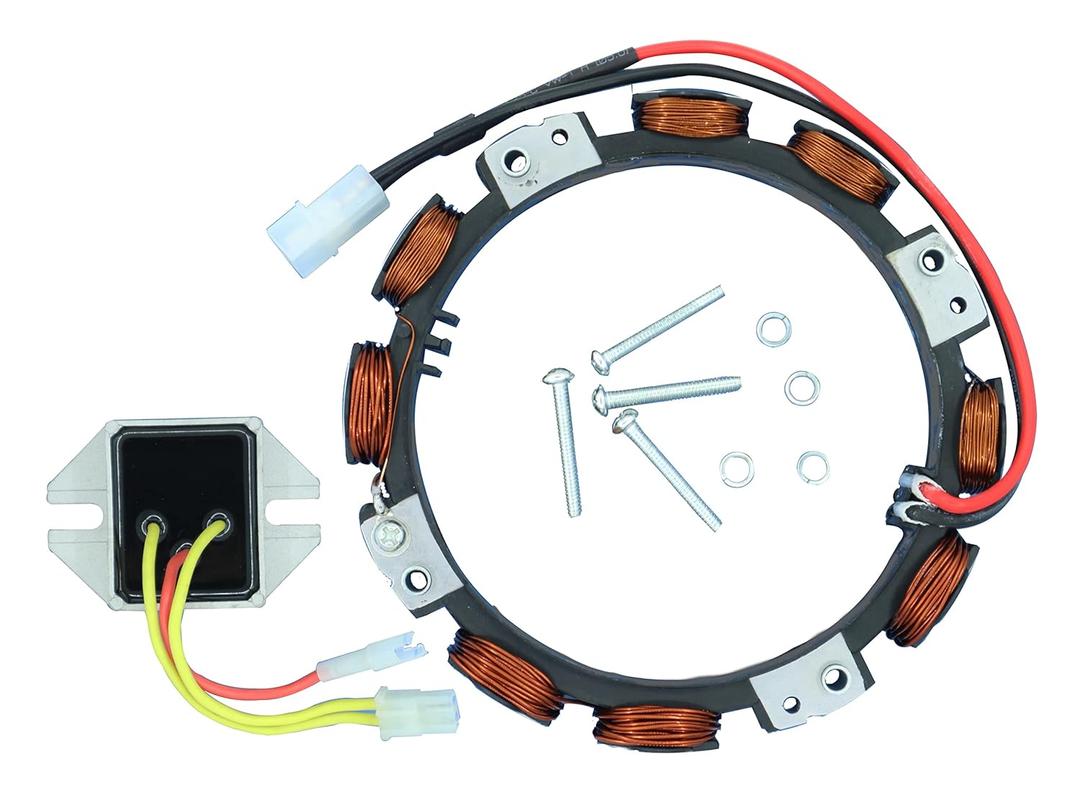 592831 Stator Alternator with 845907 Regulator fit for BS 394890 393374 691185 797375 797182 and 696459 691063 393800 391735 393474 390185 390671 390693 391222 391520 Lawn Mower Tractor