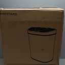 Ninestars DZT-70-R3 Motion Sensor Trash Can, Extra Large, Silver, Non Stick