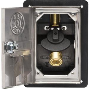 Manufacturing Ltd Recessed Gas Plug 1/2" NPT Inlet, 3/8" Quick Disconnect Outlet