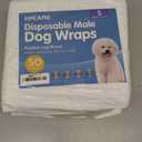 XPCARE 50 Count Disposable Male Dog Diapers, Male Dog Wraps,Super Absorbent Leak-Proof Fit (Small)