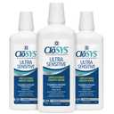 CloSYS Ultra Sensitive Mouthwash, 32 Oz, Pack of 3, Alcohol Free Mouthwash, Unflavored Mouth Wash, Dye Free, pH Balanced, Helps Soothe Entire Mouth