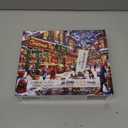 Christmas Village Street Scene Winter Holiday 1000 Piece Jigsaw Puzzle for Adult Clearance, Family Fun Activity