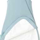 PurComfy Supersoft Sleep Sack 1.0 TOG, Premium Bamboo Viscose Baby Sleeping Bag 2-Way Zipper Sleep Sack Baby Wearable Blanket (Slate)