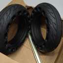 2Pcs 200x50 Solid Tire, 8 Inches Electric Scooter Wheels Solid Tire Front or Rear Replacement Rubber Tires Compatible with 200 x 50 Electric Scooter TiresP-T006