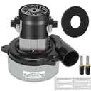 116472-13/116472-00 Vacuum Motor Replacement 2-Stage 5.7" 112 CFM High Power, Quiet and Efficient Operation, Easy to Install for Central Vacuums, Boat Lifts, Industrial Cleaning, Bathing Systems