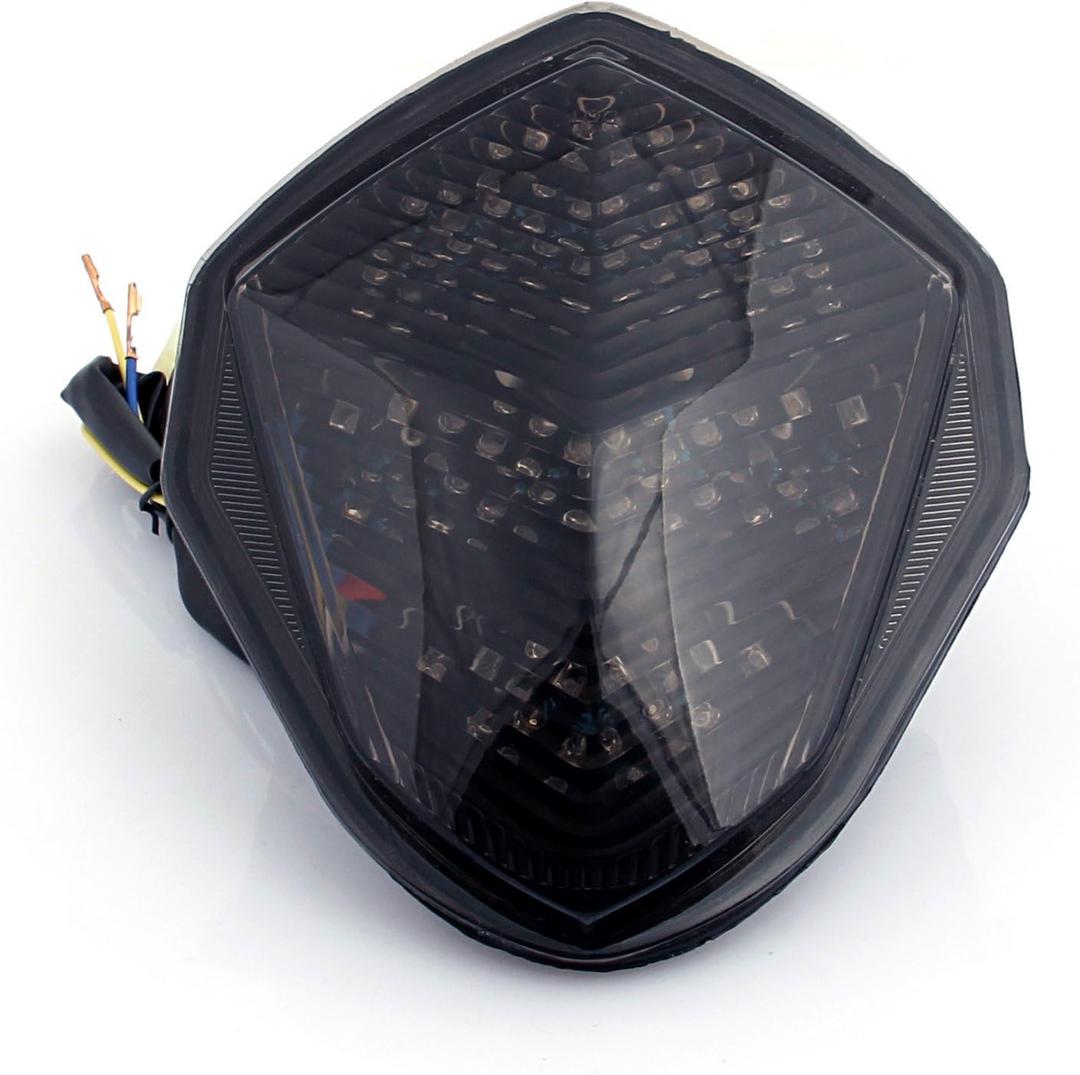 Topteng Integrated LED TailLight Turn Signals for Suzuki GSXR 1000 2003-2004 (Smoke)