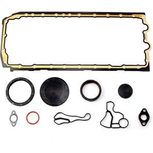 AUCERAMIC 11137600482 11137548031 N54 N55 Oil Pan Gasket Set Fit for 2008-2018 BMW 135i 135is 335i 335xi 335is 435i 535i 640i 740i 740Li X1 X3 X4 X5 X6 E82 E88 F01 F26 F87 3.0L Turbo N54B30 N55B30
