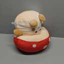 Mushroom Plush Toys 12 inch Cute Stuffed Mushroom Pillow Stuffed Toy Birthday Present Home Decor Halloween for Kids (Red)