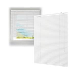 White 2"  Coldres Slats Cordless Blackout Wood Blinds for Indoor Windows 26 1/4 ×72