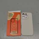 Vooii Compatible with iPhone 16 Pro Case, Liquid Silicone Upgrade [Camera Protection] [Soft Anti-Scratch Microfiber Lining] Shockproof Phone Case for iPhone 16 Pro 6.3 inch - Stone