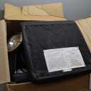 BestOffice Bar Stools Set of 2, Adjustable PU Leather Swivel Barstools, Modern Counter Stools with Back and Footrest, Counter Height Barstools for Bar, Kitchen and Dining Room (Black)