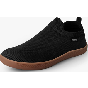 Men's Barefoot Shoes Minimalist Slip on Cross-Trainer Shoes Wide Toe Walking Shoes Zero Drop Sole Trail Running Sneakers Gym Workout Casual,   Size 3W