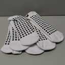 Lux Dual Grip Socks - Soccer Grip Socks for Men and Women. GripArray Performance & Comfort White No Size