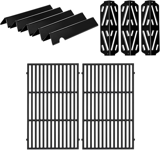 Grillflame Genesis II E-310 Grill Replacement Parts for Weber Genesis II E310 II E-330 II E-335 II E-315 II S-310 II SE-310 Genesis 2 GS4 Grill Parts 66095 66032 Grates Flavorizer Bars Heat Deflectors