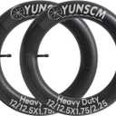 2-Pcs 12"/12.5" Heavy Duty Bike Tubes 12/12.5x1.75/2.25(12 1/2 X 2 1/4) AV 45/57-203 Inner Tubes Compatible with 12x1.75-2.25 12.5x1.75-2.25 12 ½ x 2 ¼ Kid Bike Bicycle Tire Tubes Schrader Valve