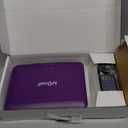 ieGeek Portable DVD Player 12.5", with 10.5" HD Swivel Screen, Car Travel DVD Players 5 Hrs Rechargeable Battery, Region-Free Video Player for Kids Elderly, Remote Control, Sync TV, USB&SD, Purple