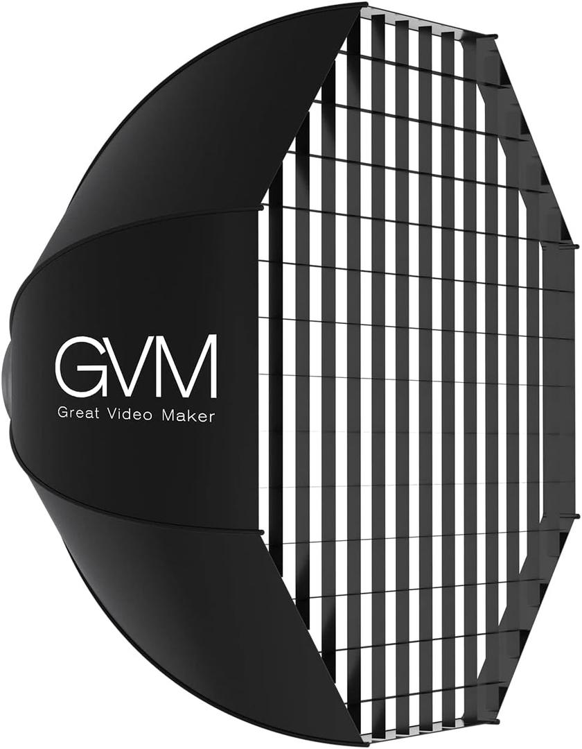 GVM Lighting Soft Boxes Bowens Mount with Honeycomb Grid, Speedlight Umbrella Softbox Foldable with Carrying Bag for Studio Photography Speedlite Flash