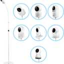 VOMENC Universal Adjustable Floor Stand Holder Mount for VTech VM5463/ VM350/ VM320/ RM5764HD/ RM5864HD/ RM7764HD/ RM7764-2HD/ VM5254/ Advanced HQ Max / VM923/ 924/ VM819/ VM3252 RM7754HD/ RM5754/ RM5854（White）