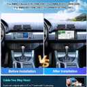 1G+32G Android 13 Car Stereo with Wireless CarPlay Android Auto for BMW 5 Series X5 E39 E53 M5 1996-2006, 9" Touchscreen Radio with Backup Camera GPS Navigation HiFi WiFi Bluetooth FM Audio Receivers