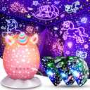 Unicorns Gifts for Girls Age 3-12: 3-in-1 Unicorn Night Light Toys for 3 4 5 6 7 8 Year Old Girl Gift with Unicorn & Star & Sea World Timer Night Projector for Kids Ages 6-8 Birthday Party Decor