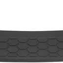 IKON MOTORSPORTS, Rear Bumper Protector Compatible with 2011-2025 Dodge Durango, OE Style Textured Black PP Polypropylene Waterproof Cargo Trunk Bumper Guard Sill Step Plate Pad Cover Trim