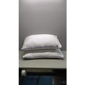 MOLCLCUY Memory Foam Pillows Queen Size Set of 2 Adjustable Cool Pillow for Side Back Stomach Sleepers Luxury with Washable Cover (White)