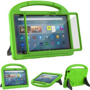 Tablet 11 inch Case for KidsNot Fit for Sony iPad 11 inch Tablets, Patamiyari Light Weight Shock-Absorption Kids Case with Screen Protector Stand Handle -Green