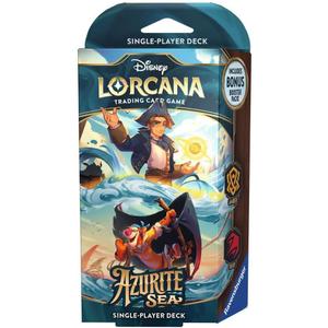Ravensburger Disney Lorcana TCG: Azurite Sea - Amber & Ruby Single-Player Starter Deck | Engaging Gameplay | Over 200 Original Disney Artworks | Ideal for Ages 8+