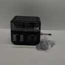 CHEFMAN 6 Quart Dual Basket Air Fryer Oven with Easy View Windows, Sync Finish, Hi-Fry, Auto Shutoff, 2 Independent 3Qt Nonstick Dishwasher Safe Frying Baskets, Digital Double Air Fryer - Black